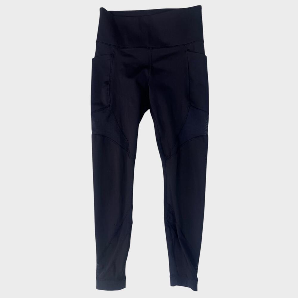 Member's Mark Small Black Compression Ankle Leggings with Pockets